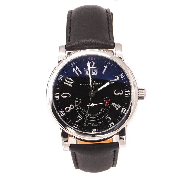 Schwarz Etienne Big Date Power Reserve with box and papers dated 16.12.25. D: 42mm