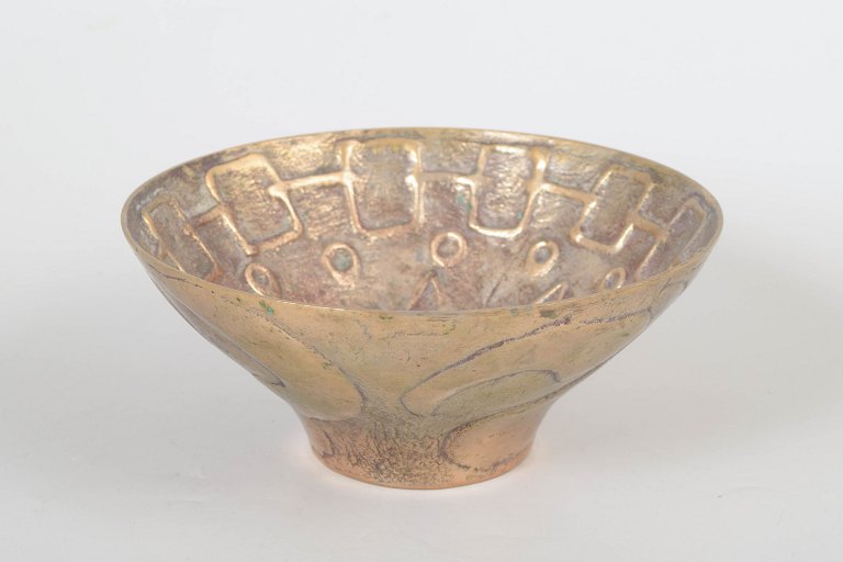 Bronze bowl.