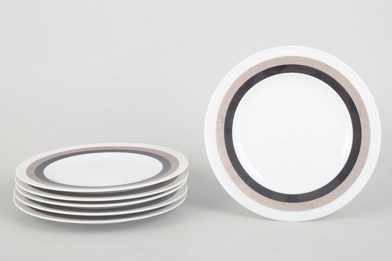 Tapio Wirkkala for Rosenthal, set of six salad plates.