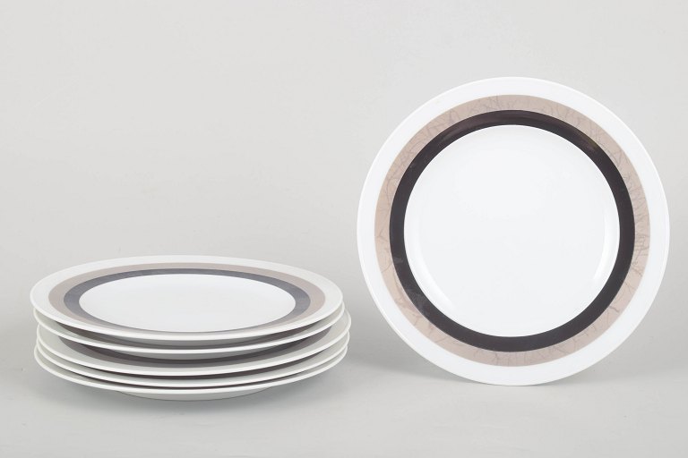 Tapio Wirkkala for Rosenthal, set of six salad plates.