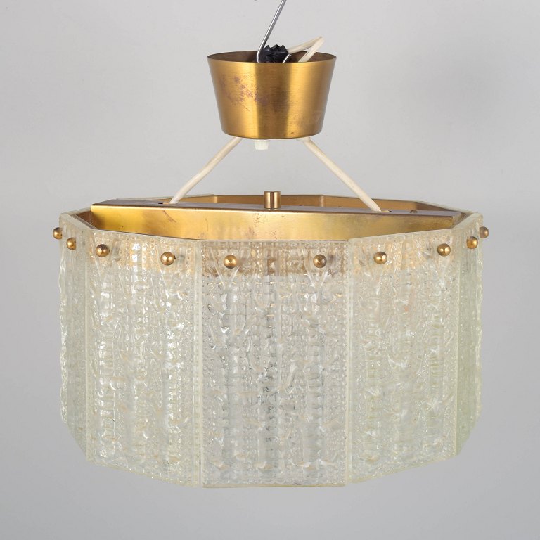 Carl Fagerlund for Orrefors, ceiling pendant.