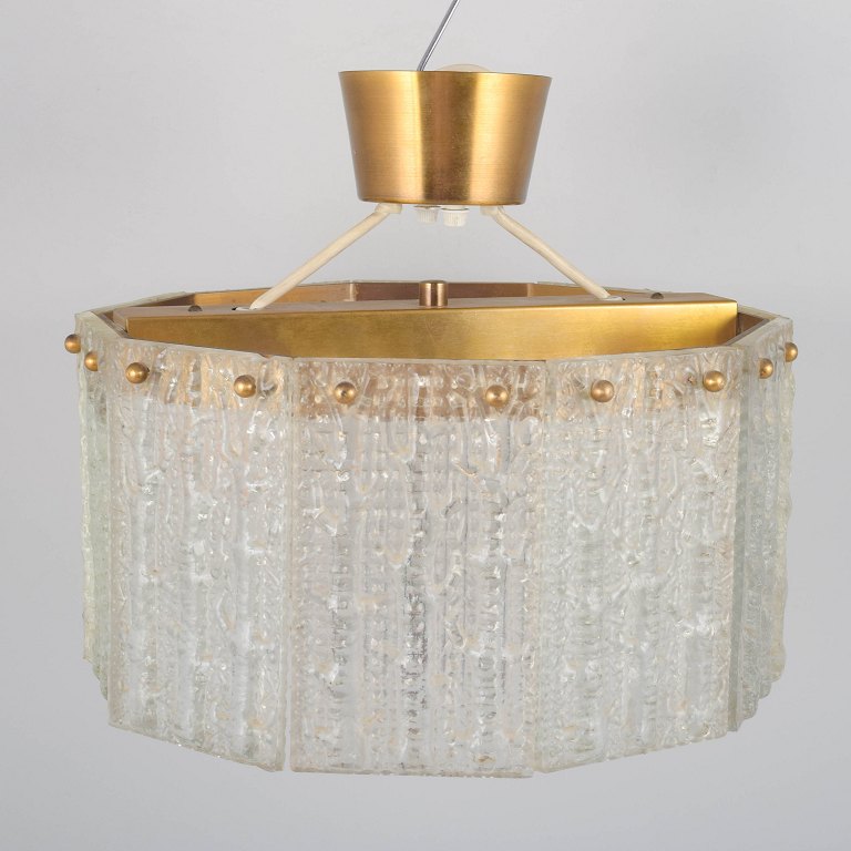 Carl Fagerlund for Orrefors, ceiling pendant.