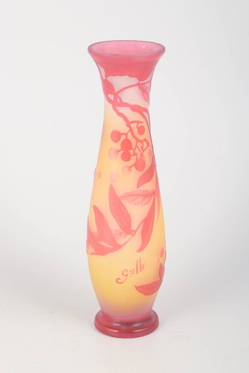 Émile Gallé, Art Nouveau vase.
