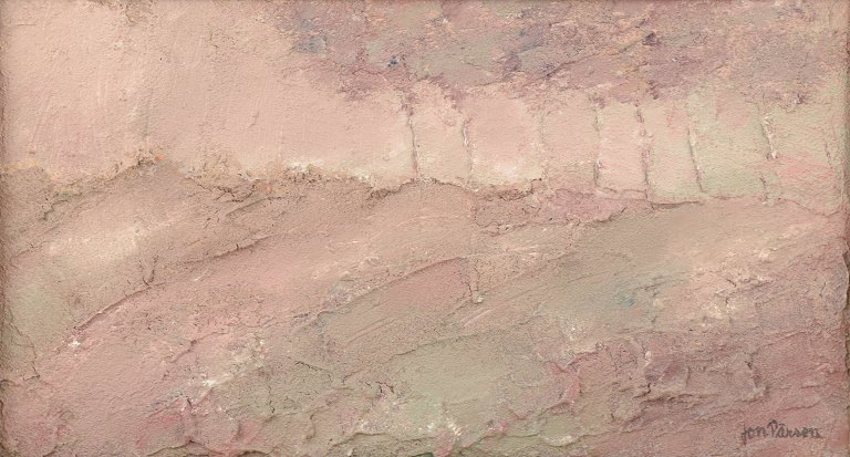 Jon Pärson, oil on canvas, listed Swedish artist.