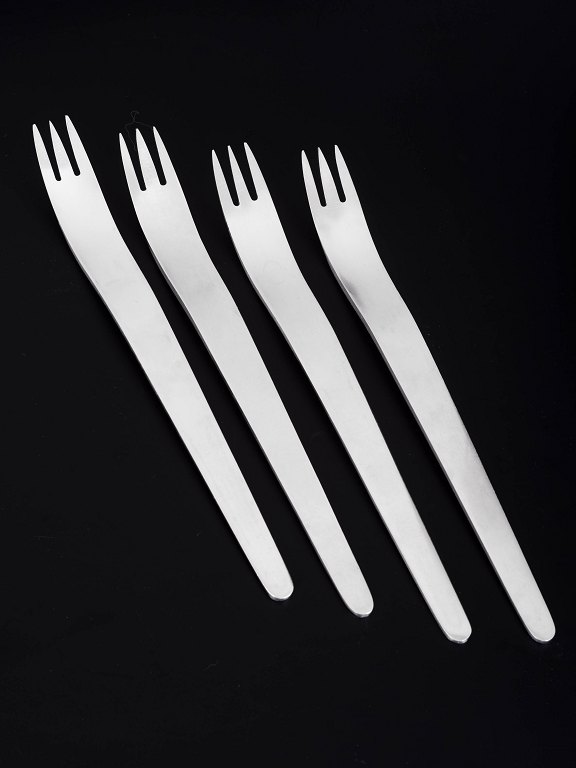 Arne Jacobsen for Anton Michelsen, set of four dinner forks.