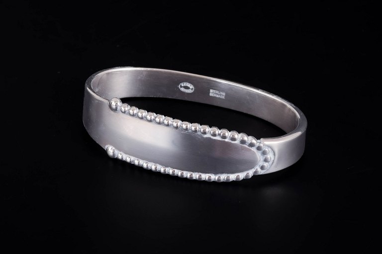 Georg Jensen Beaded, rare napkin ring.