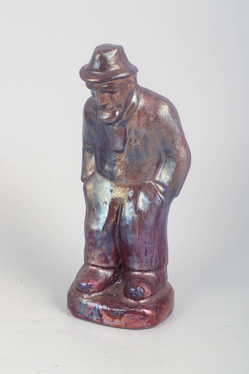 Jens Petersen, unique figure of an elderly man.