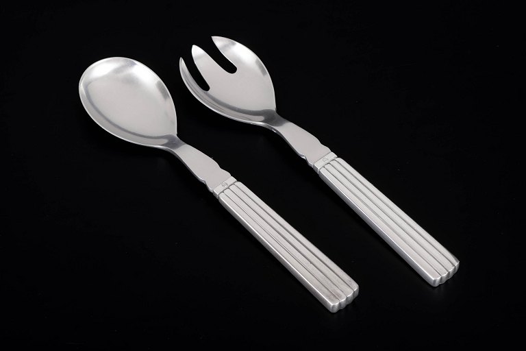 Georg Jensen Bernadotte, salad serving set.