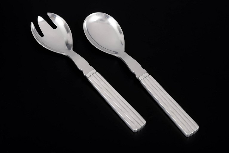Georg Jensen Bernadotte, salad serving set.
