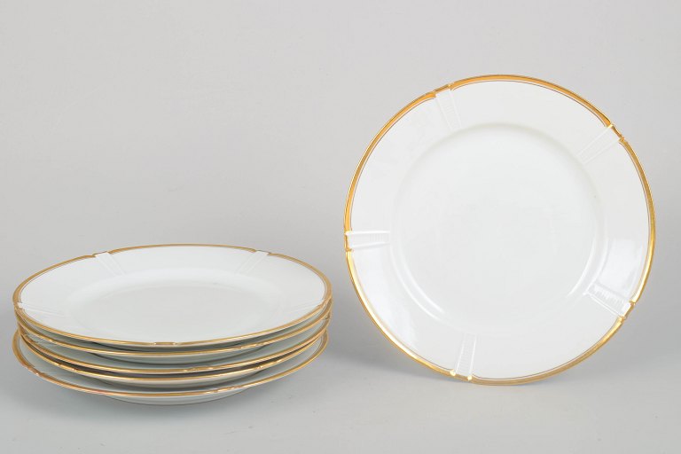 Bing & Grøndahl, Offenbach, set of six lunch plates.