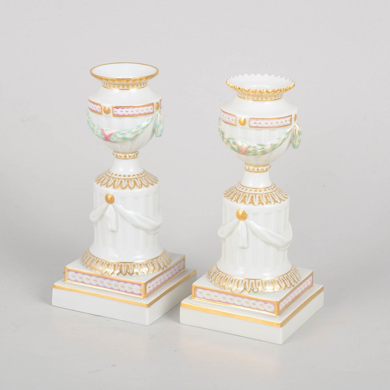 Royal Copenhagen, Flora Danica par lysestager.