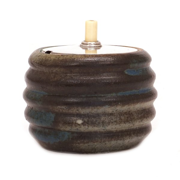 Ceramic jam jar by Bode Willumsen and Hans Hansen 1937. H: 11cm