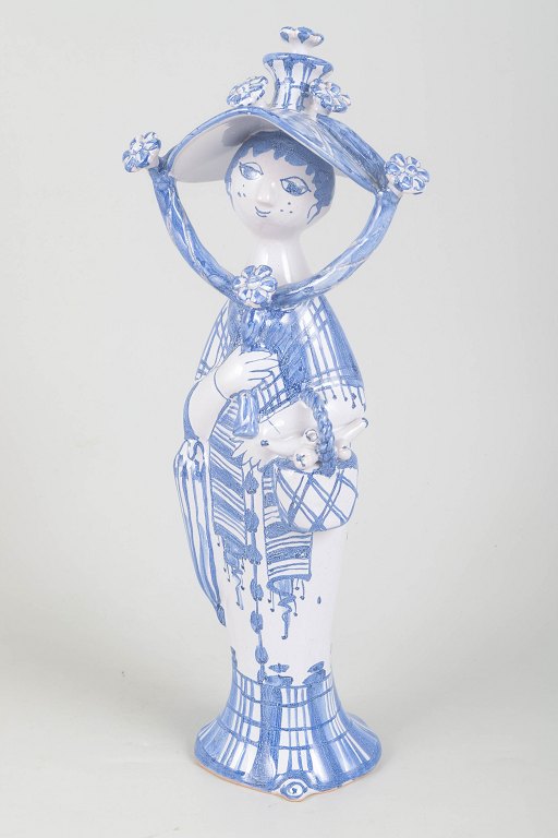 Bjørn Wiinblad, "autumn" figure from Det Blå Hus.
