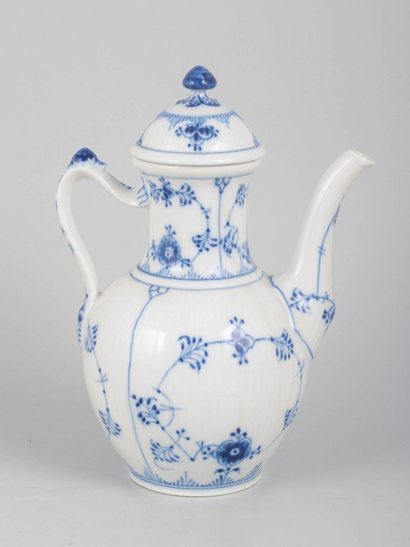 Royal Copenhagen Blue Fluted Plain, coffee pot.
