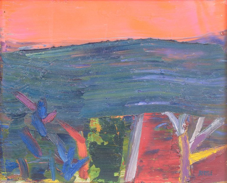 Lars Bertle, “Afton, Rhodos”, Swedish modernist.