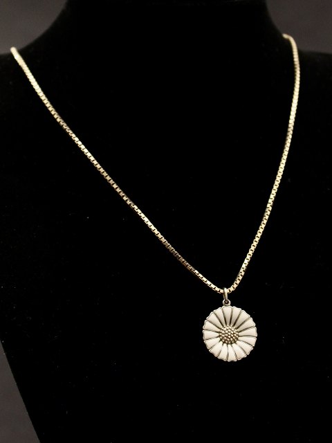 Georg Jensen sterling silver daisy pendant