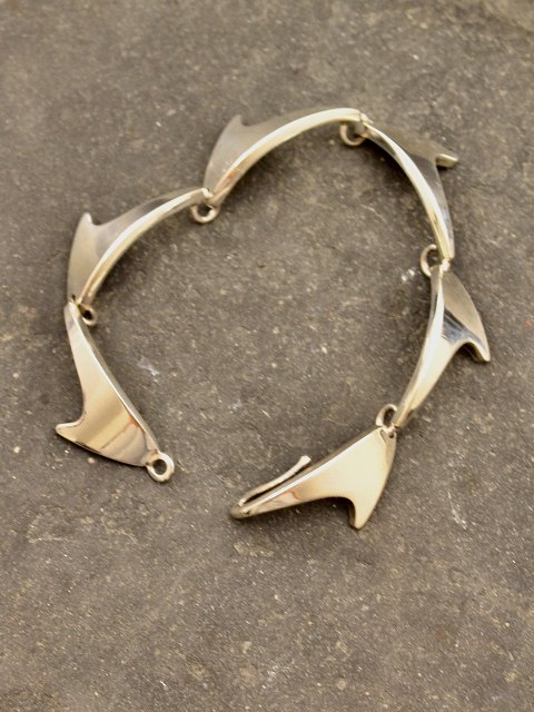 Bent Knudsen sterling silver bracelet 17.5 cm. item no. 647590