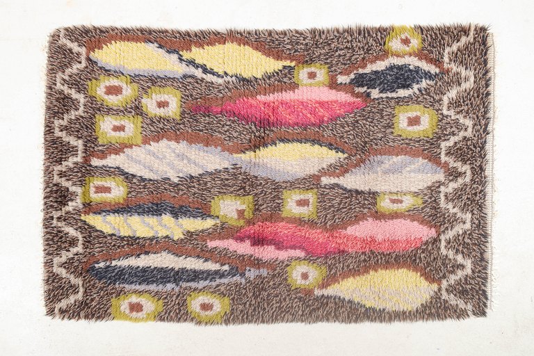 Swedish rya carpet, circa 1970s.