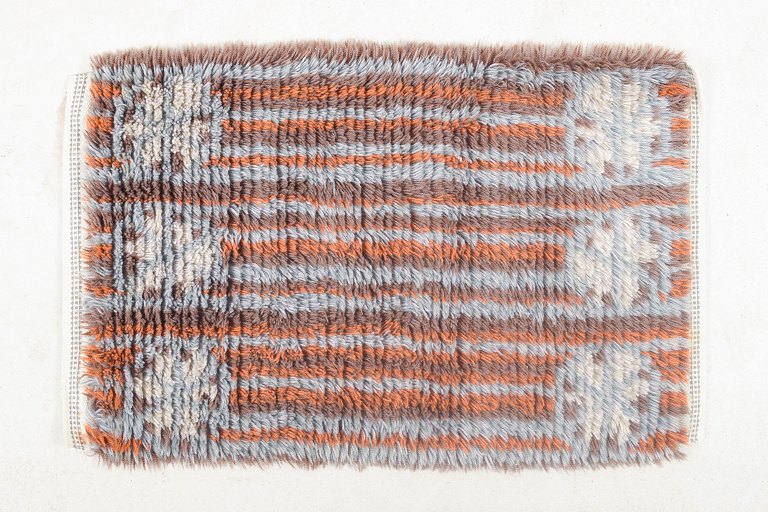 Swedish rya carpet, circa 1970s.