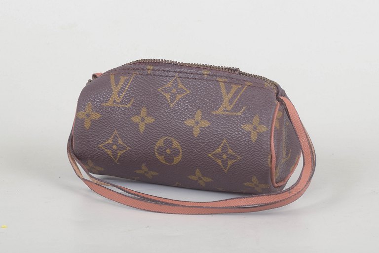 Louis Vuitton Papillon wristlet zip pouch.