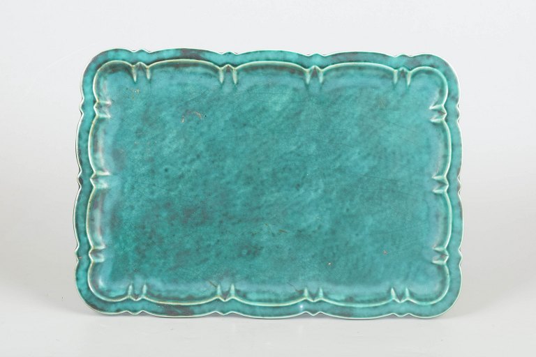 Wilhelm Kåge for Gustavsberg, large Art Deco tray.