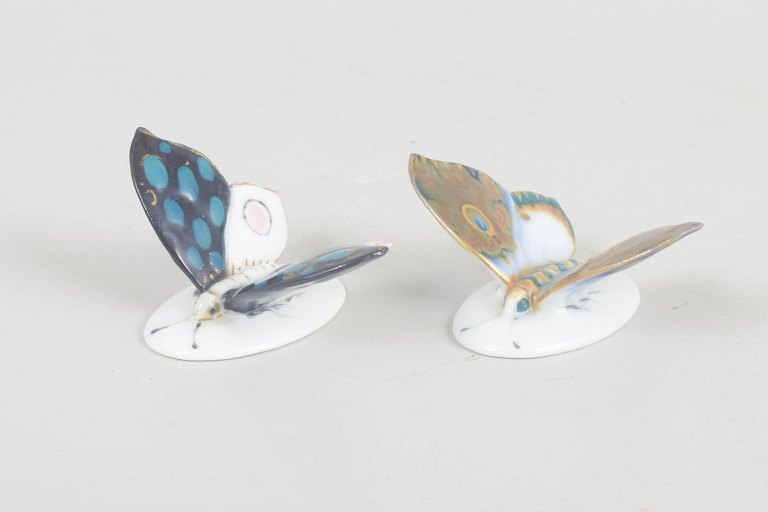 Karl Ens for Volkstedt, pair of Art Deco butterfly figurines.