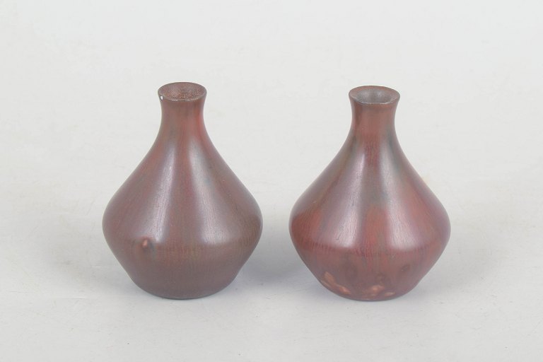 Carl-Harry Stålhane for Rörstrand, pair of miniature vases.