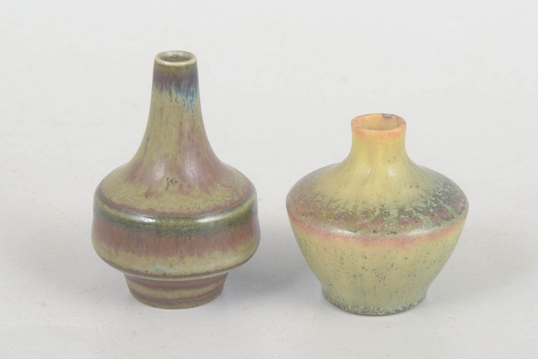 Carl-Harry Stålhane for Rörstrand, pair of miniature vases.