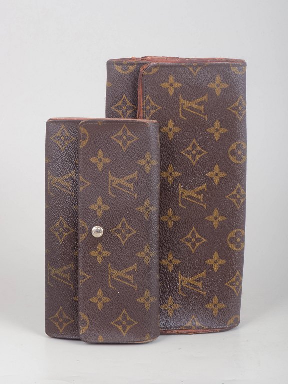 Louis Vuitton, set of two wallets, Sarah and Twin GM.