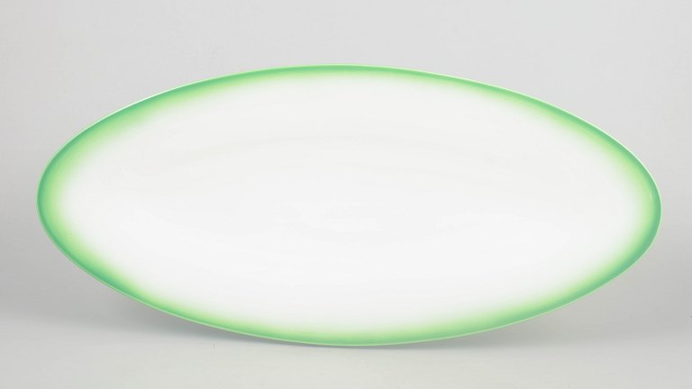 Ursula Munch-Petersen for Royal Copenhagen, rare large fish platter.