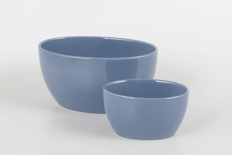 Ursula Munch-Petersen for Royal Copenhagen, set of two bowls, Ursula model.