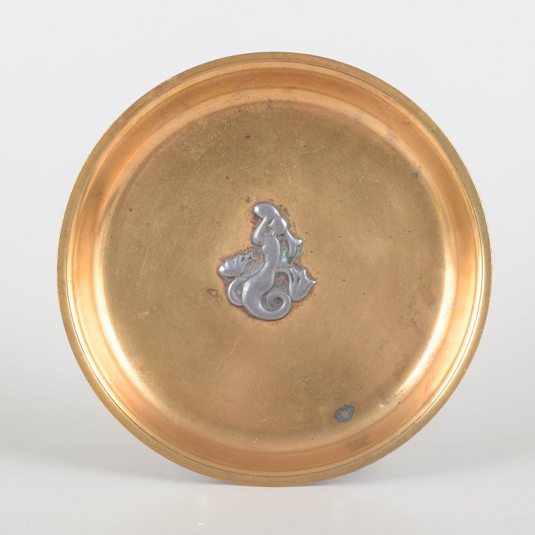 Just Andersen, bronze dish, model LB1394X.