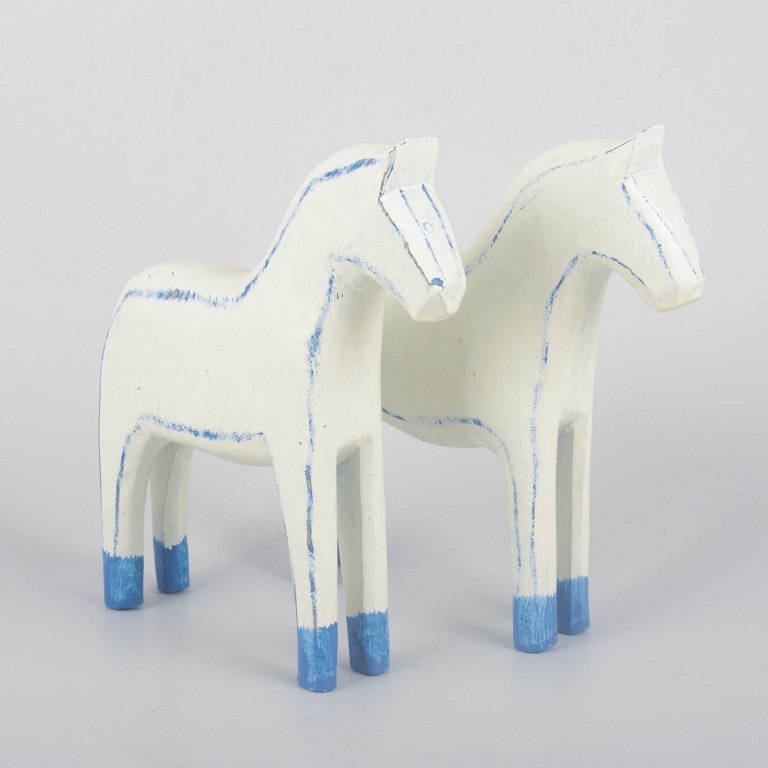 Pair of Dala horses.
